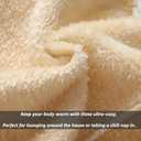 Men's Winter Fleece Thermal Jackets for Men Sherpa Lined Hoodies Warm Thick Jacket Outerwear (XL)