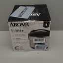 AROMA Digital Rice Cooker, 4-Cup (Uncooked) / 8-Cup (Cooked), Steamer, Grain Cooker, Multicooker, 2 Qt, Stainless Steel Exterior, ARC-914SBD