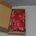 Glitinsel 36 Pcs Red Velvet Ribbon Bows 5.1 x 10.2 in Pre Tied Christmas Velvet Bows Christmas Tree Decorations Gift Packaging Bow for Xmas Wreath, Garland, Staircase, Home Outdoor Decoration