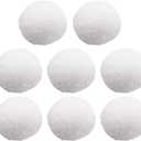 8 Pack Hot Tub Scum Absorber Pool Surface Cleaner Reusable 3-inch Foam Ball Absorbs Oils, Lotions Makeup Prevents Scum Lines & Filter Clogs