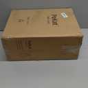 PoKat 23'' Farmhouse Table Lamps Set of 2, Brown Rustic Lamps for Living Room Bedroom Night Stands, Bedside Nightstands Living Room Table Lamps for End Side Table, Dark Wood Grain