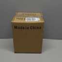 Retro Industrial Metal and Wood Chandelier 1-Light Round Cage Pendant Light Fixture for Kitchen Island Foyer Hallway Bar Dining Room Restaurant, D 7.9" x H 8.7" (Brown)