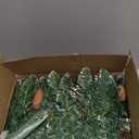 Jin&Bao 9FT Christmas Garland with Lights, 100 LED Prelit Green Pine Garland Christmas Decorations with Timer Function, 3AA Battery Operated Xmas Garland Fireplace Door Stairs Home Outdoor