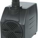 Danner Manufacturing, Inc. The Fountain Pump, Fountain & Statuary Water Pump, 290 GPH Statuary Pond Pump with #01723 , Black