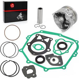 285cc Oversize Bore 0.50mm Piston & Ring Gasket Seal Rebuild Kit Compatible with YAMAHA Golf Cart G2 G5 G8 G9 1985-1995 G11 1993-1194