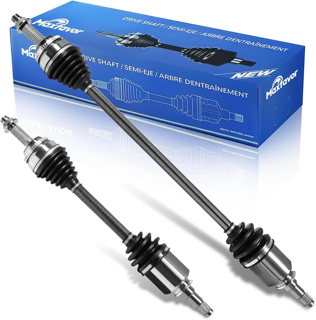 Maxfavor Front CV Axle Shaft Assembly Compatible with Toyota Corolla 2009 2010 2011 2012 2013 2014 2015 2016 2017 2018 L4 1.8L, S CE LE XLE Base, CV Joint Axle Shaft FWD Front Left Right