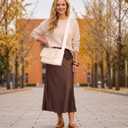 Lightweight Crossbody Bags for Women Daily/Travel, Quilted Puffy Purse with Adjustable Strap, Shoulder Handbags