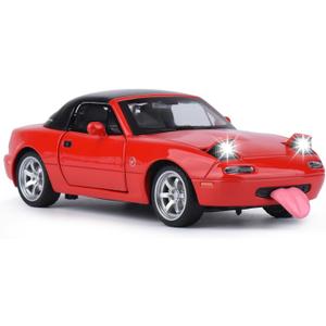 Car Toys for Boys 1 32 Diecast Cars Metal Toy Car,Collectibles Model Car Kits for Adults and Kids,Pull Back Cars with Lights and Sounds,Toy Cars for Boys Age 4-7Red