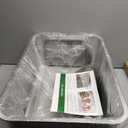 Stainless Steel Cat Litter Box, All-Metal Litter Box Enclosure, High Sides  23.6"L x 15.7"W x 11"H