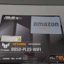 ASUS TUF Gaming B850-PLUS WiFi AMD AM5 B850 ATX Motherboard, 14+2+1 80A Stages, AI Ready, DDR5, PCIe 5.0, 3X M.2, Wi-Fi 7, 2.5Gb LAN, DisplayPort, HDMI, USB 10Gbps & 20Gbps Type-C, BIOS Flashback