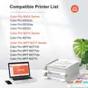 v4ink 201X Toner Cartridge Remanufactured Replacement for HP 201X CF400X CF401X CF402X CF403X 201A CF400AQ1 High Yield Toner for use in Color Pro M252dw M252n MFP M277dw M277n M274N Printer, 4-Pack