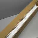 Lotus & Windoware Cordless, 2 Inch Faux Wood Blind, 39" Wide x 96" Long, Window Blinds, Blinds & Shades, Blinds for Indoor Windows, Embossed, Bright White