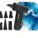 NISITEM 6-Nozzle Cordless Art Blower - Variable Speed for Resin, Acrylic Pouring & Dutch Pours, Lightweight & Floetrol Compatible
