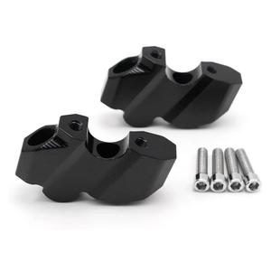 Dreamseek Motorcycle Handlebar Risers Move Back for Harley Sportster S 1250 RH1250 2021 2022 2023 2024 Handle Bar Clamp Adapter Mount Black