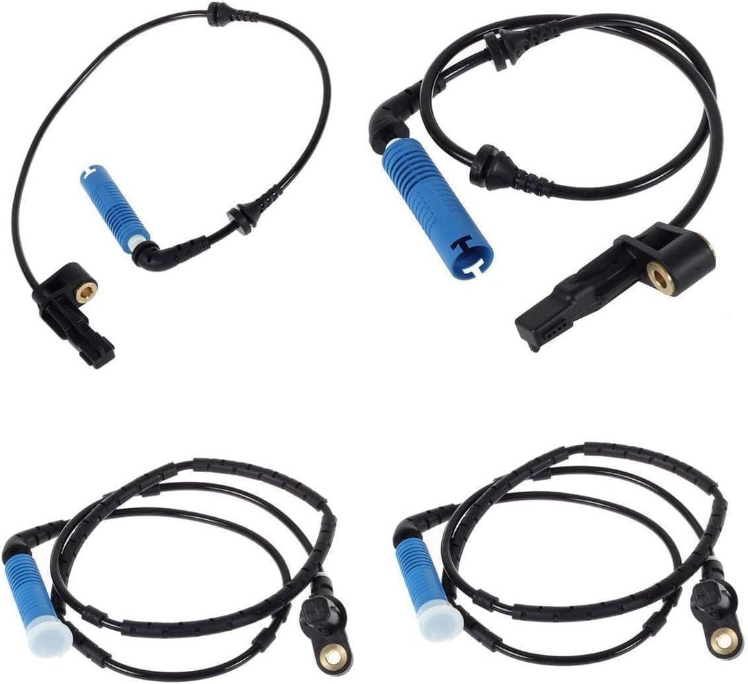 Ensun ABS Wheel Speed Sensor Compatible with 3 E46 325i 330i M3 Z4 E85 Front Rear Left Right # 34526752681 34526752682 34526752683