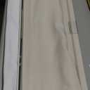 LazBlinds 100% Blackout Door Curtain, No Tools No Drill Cordless Blinds for Windows, Thermal Insulated UV Protection Privacy Window Curtains for French Door Front Door(26''W x 68''H, Cream, 1 Panel)