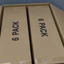 12 Pack Clear Shoe Storage Organizer with Magnetic Door,Stackable Plastic Shoe Boxes for Sneakers,Boots,and Heels,Space-Saving Foldable Shoe Rack for Closet,Durable Shoe Cabinet Organizer,White