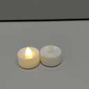 Homemory 24-Pack Flameless LED Tea Lights Candles Battery Operated, 200+Hour Fake Electric Candles TeaLights for Votive, Halloween, Ofrenda, Diya, Wedding Centerpiece Table Decor, Funeral, Christmas (Warm White Light, White Base)
