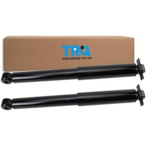 TRQ Rear Shock Absorber Set Compatible with 2003-2014 Chevrolet Express 1500 2006-2022 Express 3500 GMC Savana 1500 Savana 3500