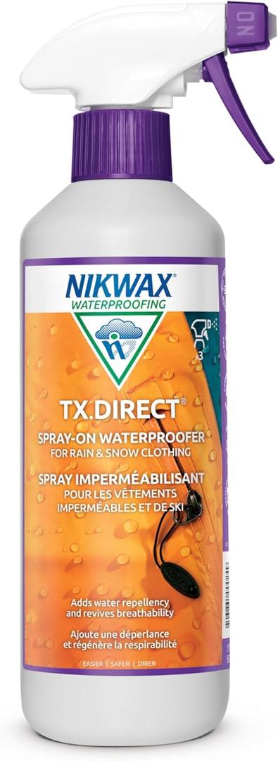 Nikwax TX.Direct Spray-On Waterproofing 500 ml (16.9 Fl Oz (Pack of 1)), Best By 07/28