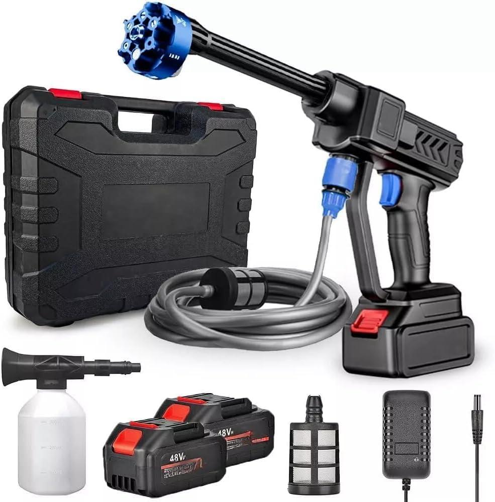 4000 PSI 300W Wireless High Pressure Car Washer Tool Kit Portable Wash Cleaner, Replacement for VEVOR OEM