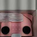 Karaoke Machine,Portable Bluetooth Speaker with 2 Wireless Microphone for Adults & Kids with LED Lights, Karaoke Microphone with PA System Supports USB/TF/AUX,Gift for Party (Pink)