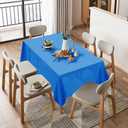 4 x 2-Pack Royal Blue Disposable Plastic Tablecloths for Rectangle Tables - 54"x108" | Perfect for Parties, Events, and Weddings, Indoor and Outdoor Use