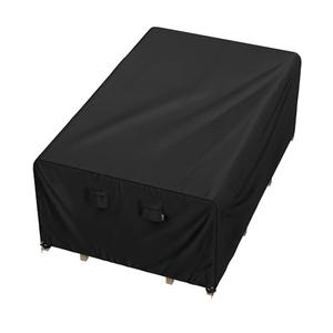 iBirdie Outdoor Patio Furniture Set Covers 110 x 56 inch fit 4 x 9 ft, 56, 54, 52 inch Wide, 110, 108, 106 inch Long Outside Dining Table and Chairs, Waterproof Weatherproof Cover, Heavy Duty 600D