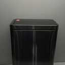 Rubbermaid Elite Stainless Steel Slim Sensor Trash Can 12-Gallon Batteries Included Charcoal Wastebasket for Home/Kitchen/Hotel/Lobby/Office 11.8G