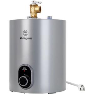 Westinghouse Electric Mini Tank Water Heater - 1.5 Gallon Compact Storage Small Hot Water Heater Electric - 120V Point of Use On Demand Under Sink for Home Kitchen Bathroom, CSA Listed
