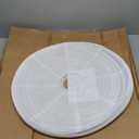 23.6" White Round Paper Lanterns, Large Hanging Paper Lamp Shade, Chinese/Japanese Paper Lantern Pendant Light for Party Decoration, Wedding, Home Decor Ceiling Lampshade(1 Pack)