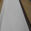 Kaboon 55x20 inch White Table Top, One-Piece Desktop, Reversible Laminate Countertop, Double Desks, L-Desk DIY