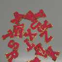 ASTARON 52 Pcs Self Adhesive Letter Patches Chenille Letters Stickers, A-Z Embroidered Applique Patches Alphabet Cloth Patch for Clothes, Bags, Hat, Phone Case, DIY Accessories (Rose)