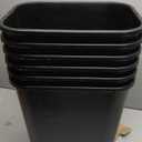 Storex 00710U06C Medium Waste Basket, Black - Pack of 6