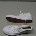 ZGR Womens High Top Canvas Sneakers,Lace-up Canvas Shoes,Casual Tennis Walking Shoes (Natural White.US9.5) 