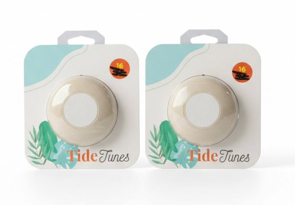 Seashell Bluetooth Speaker White 2 Pack