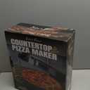 Bakers Friend Countertop Pizza Maker Electric, 12 Inch Pizza Maker Machine for Home, Quesadilla Maker, Non-stick Cooking Plates,Horno Para Pizza, 1400W, Graphite