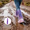 15 Pairs Rain Shoe Covers for Men Women Disposable Waterproof