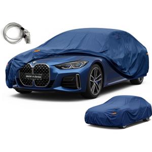 Kaugung Custom Fit Car Cover for BMW 4 Series 425i, 430i, 440i, M440i, M4, Coupe & Convertible & Gran Coupe, Heavy Duty Waterproof All Weather Outdoor Protection, Breathable with Vent