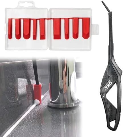 ORXPLUS TOOLS 10pcs Caulking Tool Kit Silicone Finishing Tool for Tight Areas Bathroom Kitchen Window Sink