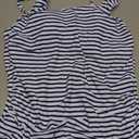 Aqua Eve Tankini Tops for Women Swimwear Top Only Tummy Control Bathing Suit Top No Bottom (XXL, Blue Stripe)