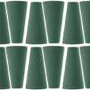 Shihanee 12 Pcs Floral Foam Cones for Artificial & Fresh Flowers, 4.72 x 2.8 Inch Wet & Dry Green Foam Blocks for Cemetery Vase Inserts, Wedding Centerpieces, and DIY Flower Arrangement Supplies