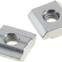 T Nuts Tee Sliding Slot Nuts 30 Series M6 Threaded Slide in Pre-Assembly for 30x30 Aluminum Extrusions Frame with Profile 3030 Sereis 8mm Slot for CNC Router Build Rail 3D Printer 24pcs