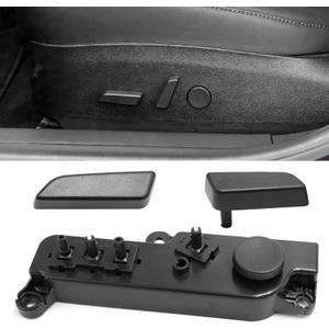 Compatible with Tesla Power Seat Control Switch with Button Cover Model 3 Model Y 2017-2020, Front Left Driver Side Seat Controller Backrest Cushion Adjuster Switch for Tesla Accessories