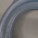 High Pressure Braided Clear Flexible PVC Tubing 5/8" ID, 10ft