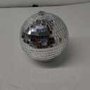 Alytimes Mirror Disco Ball - 8-Inch Cool and Fun Silver Hanging Party Disco Ball Big Party Decorations, Party Design