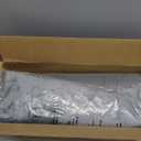 XL Orthopedic Dog Bed for Large Dogs, Big Waterproof Dog Bed with Removable Washable Cover, 4-Sides Removable Bolster Pet Couch Sofa with Non-Slip Bottom, Grey