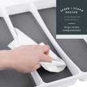 Masirs No-Slip Silverware Tray Organizer, Accommodates Different Kitchen Utensil and Cutlery Sizes, Deep Enough to Fit Entire Drawer, (2-PIECE | 9-SECTIONS)
