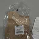 Truform Sheer Compression Stockings, 15-20 mmHg, Women's Knee High Length, Open Toe, 20 Denier, Nude, Large