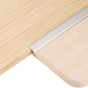 uxcell 6Pcs 2.9ft x 0.79" T Molding Floor Transition Strips, Aluminium Alloy Vinyl Flooring Gap Trim for Joining Laminate Planks Tiles Floor Gaps, Silver